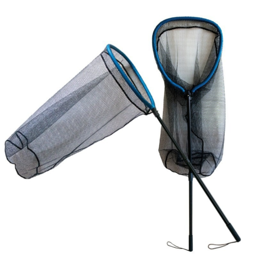 net-NT-043 Aluminum Alloy Floating Two-Section Big Fish Landing Net (Rubber-Coated Mesh)